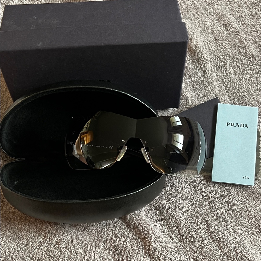 Prada Glossy Black Eyewear
